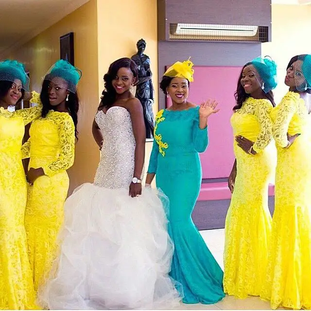wedding dress yellow-amillionstyles