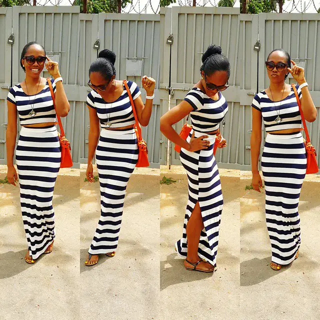 5 Amazing Stripe Dresses In A Million Styles - Yomi Shabi