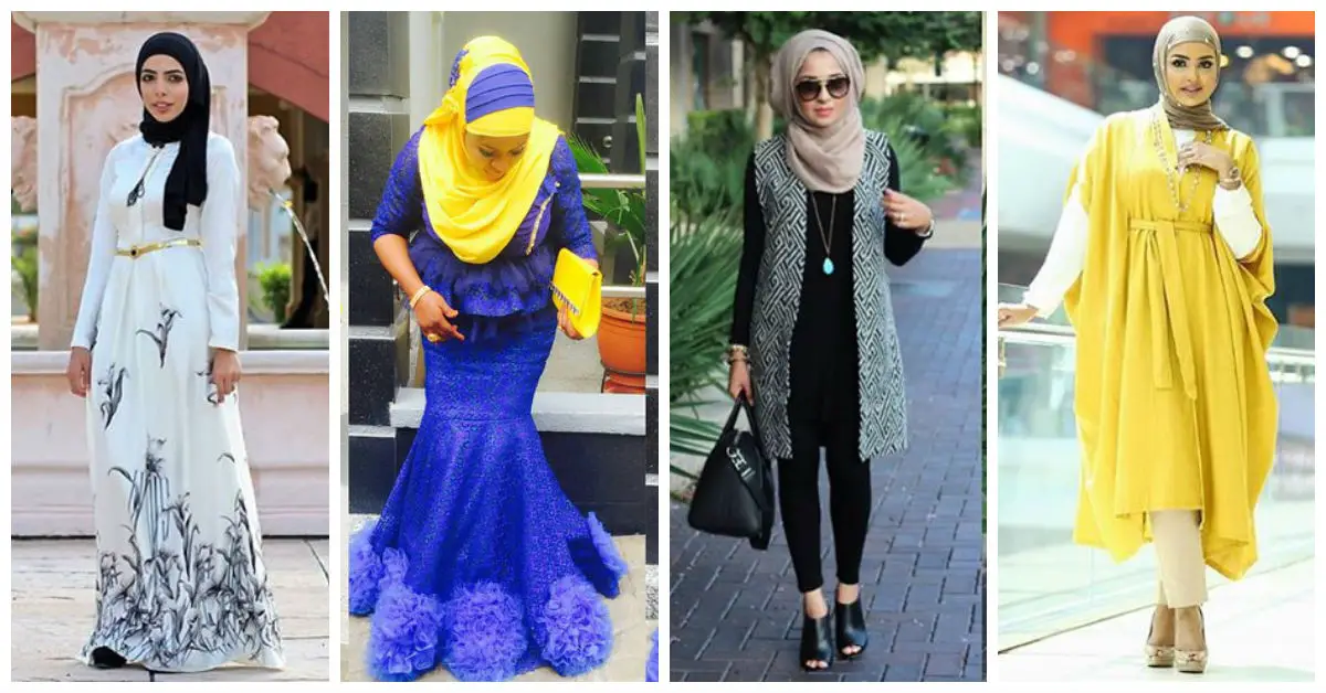 Beautiful Islamic Dresses With Hijab Cover