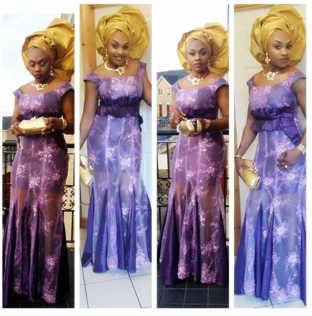Colorful Asoebi In Lace Lookbook 9 - AmillionStyless