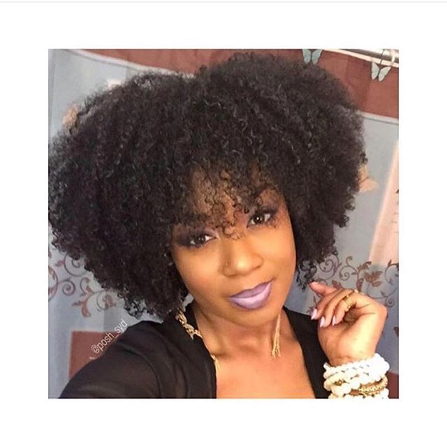 Kinky Curly Hairstyles @Posh_Syd - AmillionStyles