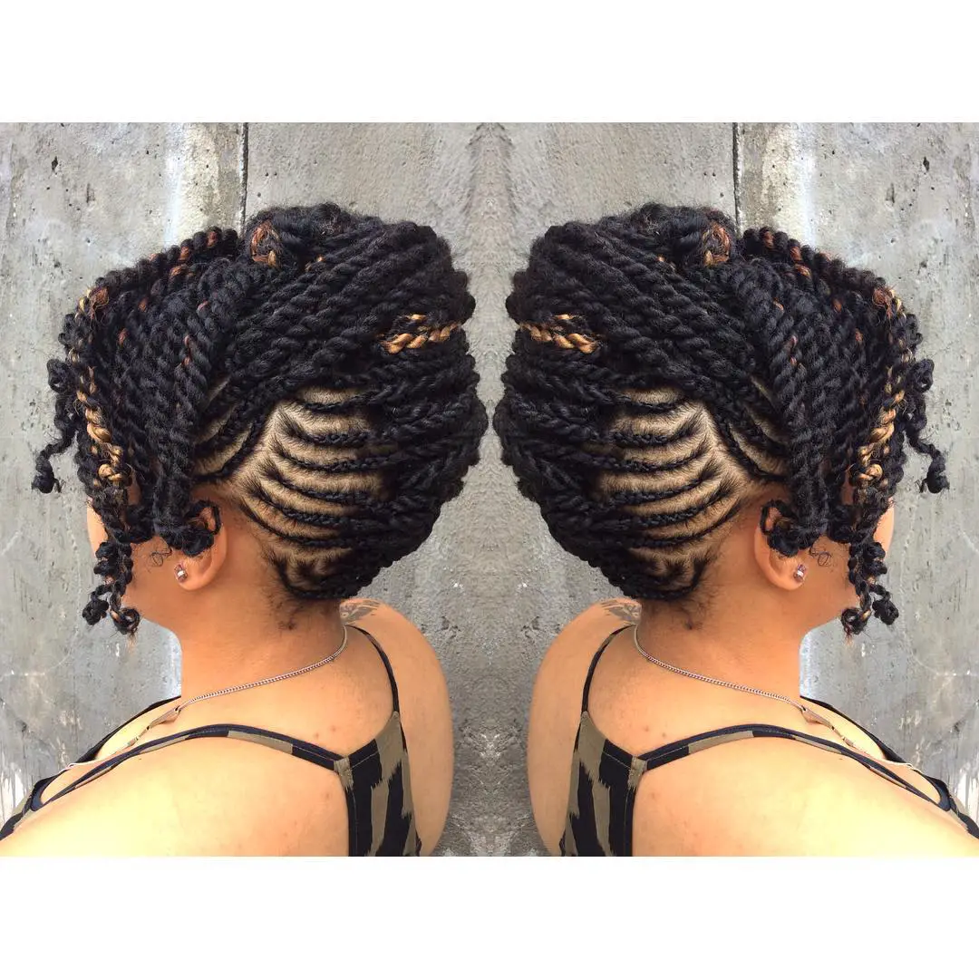 Amazing Hairstyles Natural Braid With Extention @codiejovan
