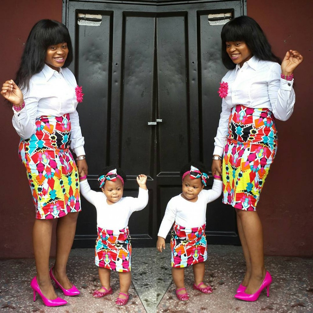 Stunning Outfit For Mother and Daughter amillionstyles.com @stephluvee.