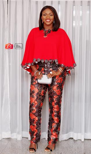 waje dazzles in red amillionstyles.com fifty