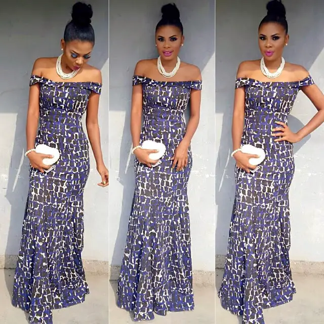 7 Trending Nigerian Ankara Styles aso ebi gown amilllionstyles.com-2016