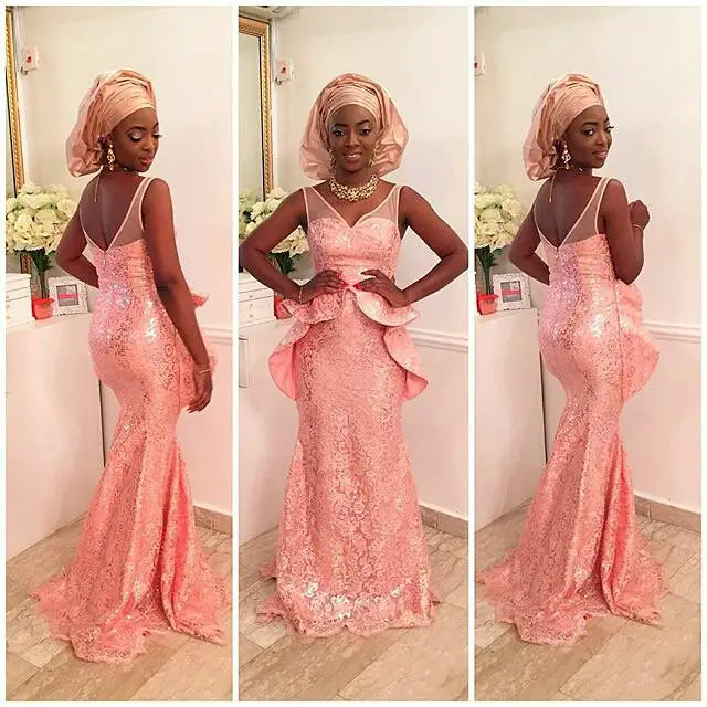 magnificent aso ebi styles in lace amillionstyles.com by april