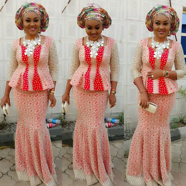Fashion Asoebi Styles from Mercy Aigbe Gentry amillionstyles.com @mercyaigbegentry