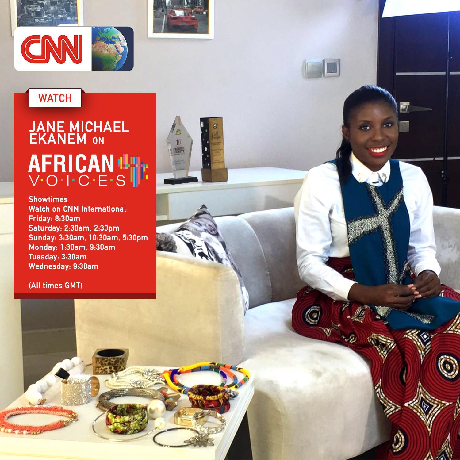 Jane Michael Ekanem ON CNN's African Voices amillionstyles