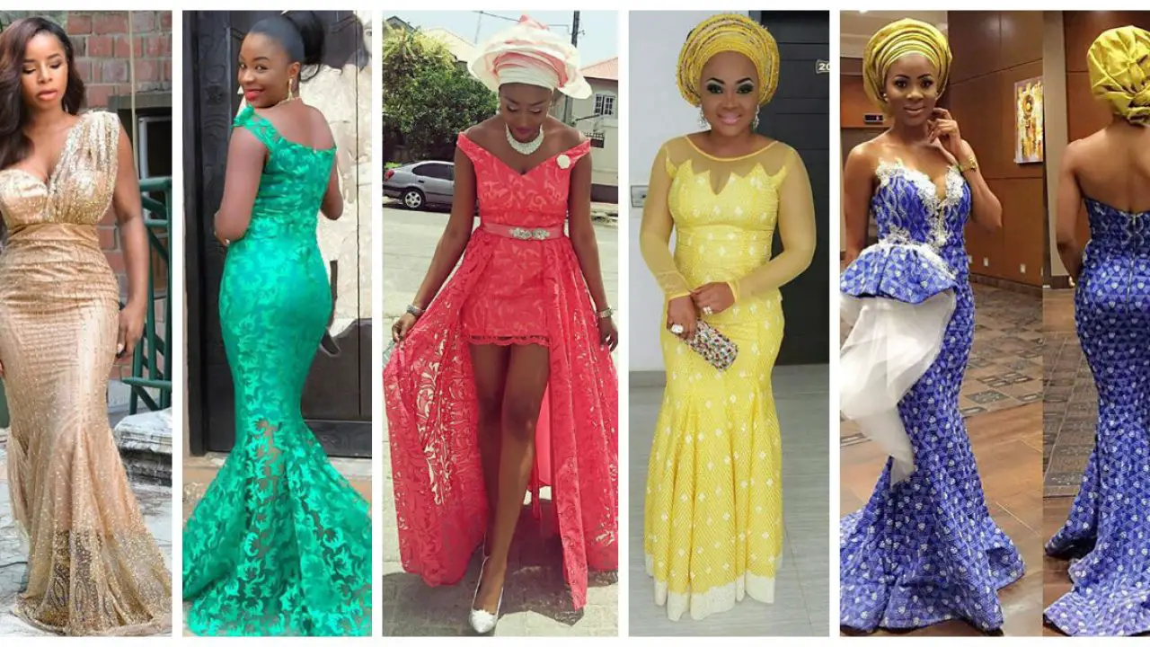 Latest And Most Recent Asoebi In Lace Style A Million Styles