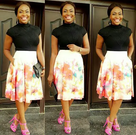 Beautiful Gathered Skirt And Top For You This Sunday – A Million Styles