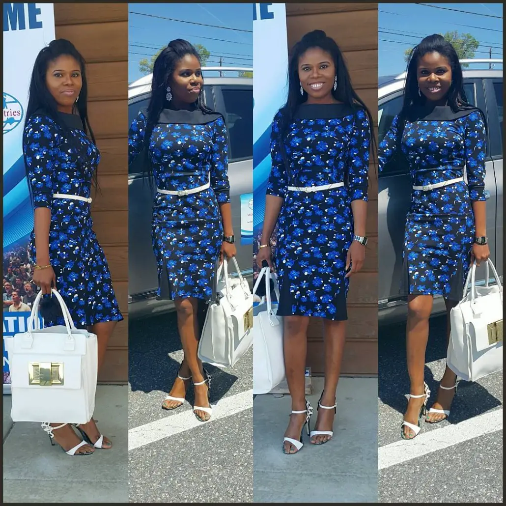 10 Stylish Plain Or Patterned Dresses for Church amillionstyles.com @ms_west__