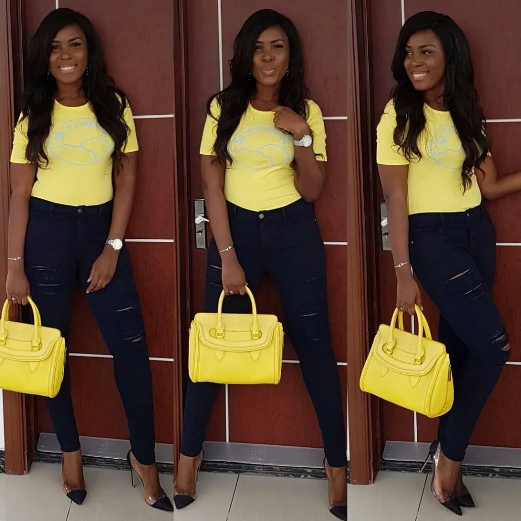 Awesome Way To Rock Your Casual Outfits To Work - This Week @officiallindaikeji