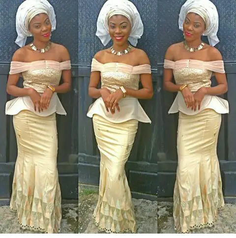 Classy Aso Ebi Styles In Lace Worn Over The Weekend @eloholic