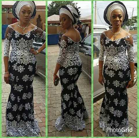 Classy Aso Ebi Styles In Lace Worn Over The Weekend @glitzglamoutfitz