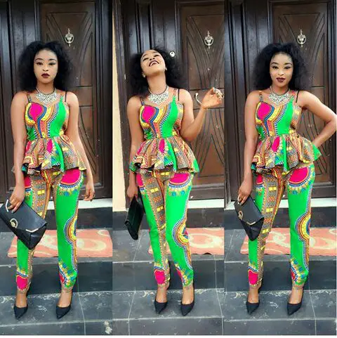 6 Pant Trousers & Jumpsuit In Ankara Styles. Amillionstyles.com @khinah_