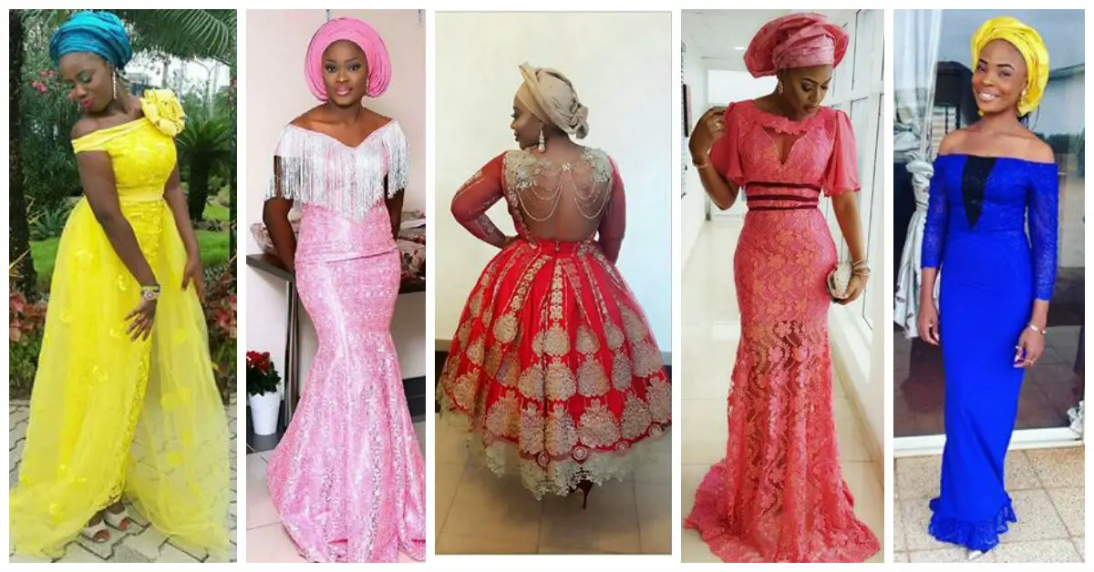 Aso Ebi Styles With This Trending Lace Designs-amillionstyles cover