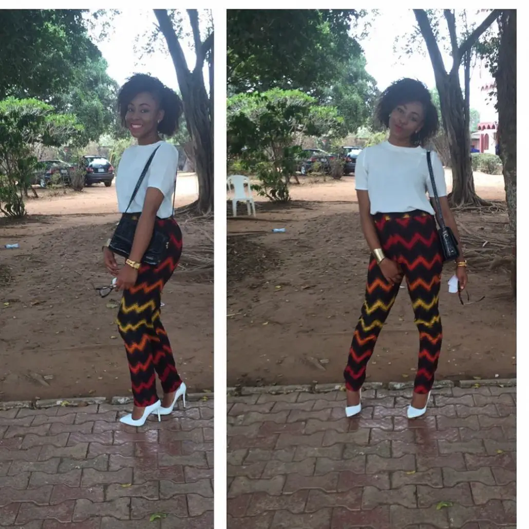 Chiffon, Jacket and Tops Slayed With Ankara Pants amillionstyles.com @a.d.a_by_ada