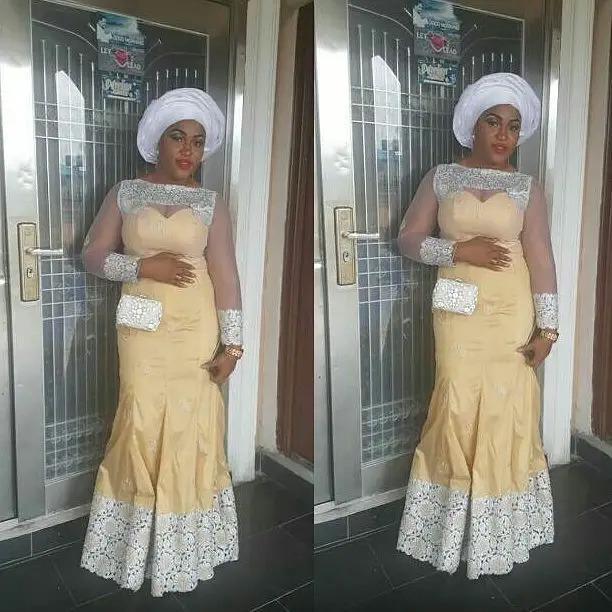 Sophisticated Nigerian Aso Ebi Styles - Amillionstyles @blessing_lee