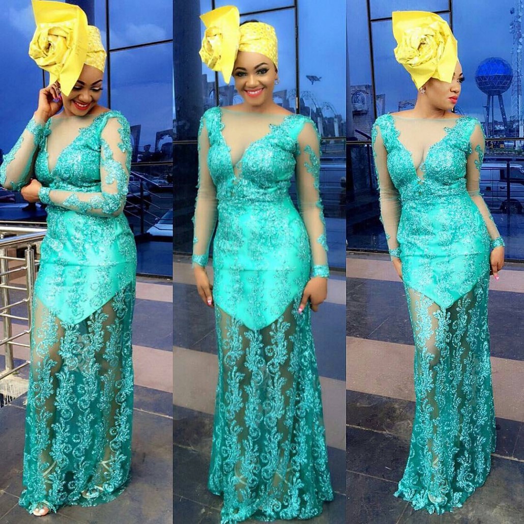 Sophisticated Nigerian Aso Ebi Styles - Amillionstyles @sophy_nene