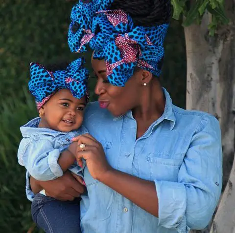Stylish Mother And Daugther/Son Outfits amillionstyles.com @iwinosaighile