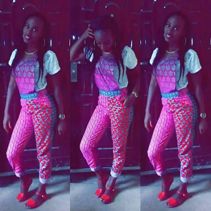 Colorful Ankara In Dungarees Style amillionstyles @sisi_ray