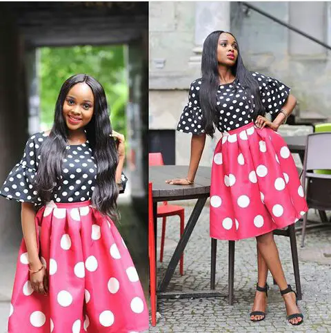Amazing Polka Dots Prints And Patterned Outfit amillionstyles @prettyfaze