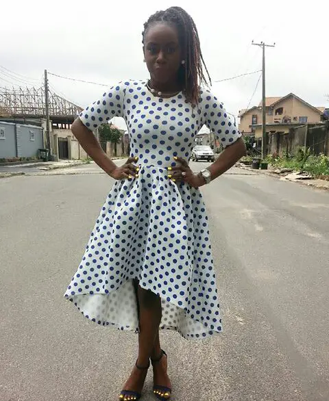 Amazing Polka Dots Prints And Patterned Outfit amillionstyles @stylebybuiti