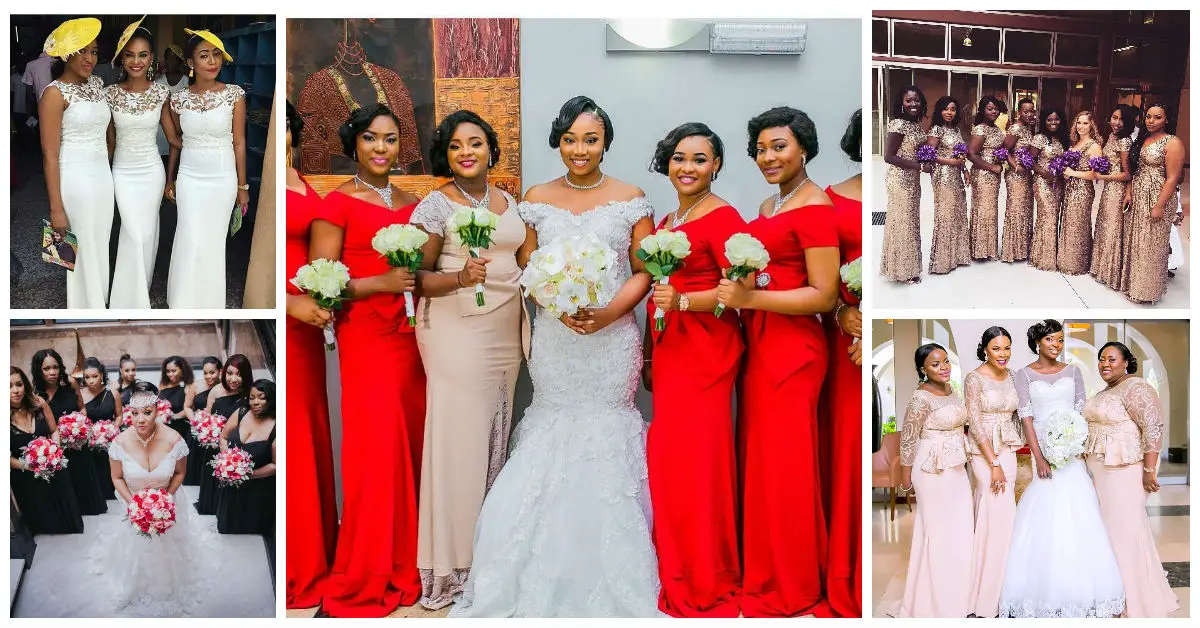Delectable Bride And Bridesmaid Outfit 2016 amillionstyles