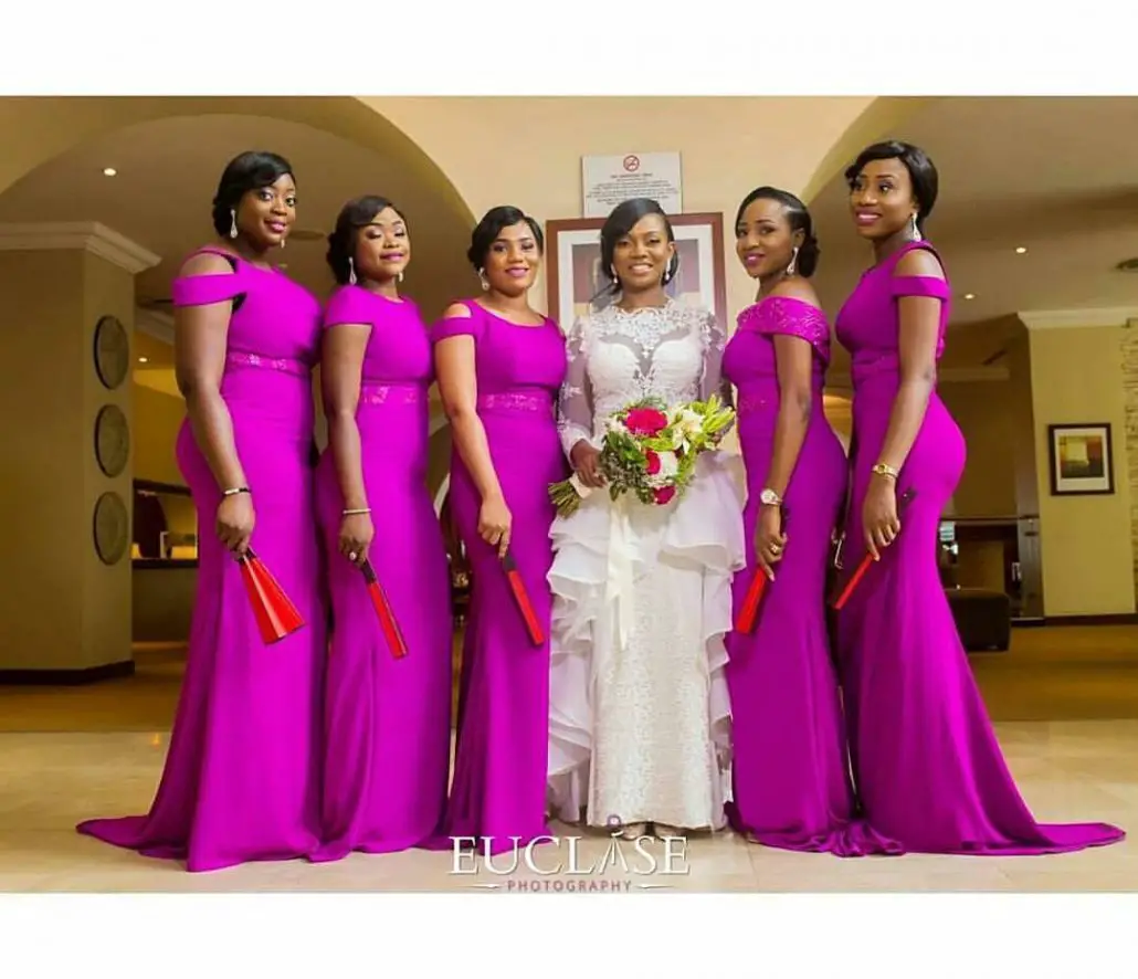 Delectable Bride And Bridesmaid Outfit 2016 amillionstyles @euclase_ltd