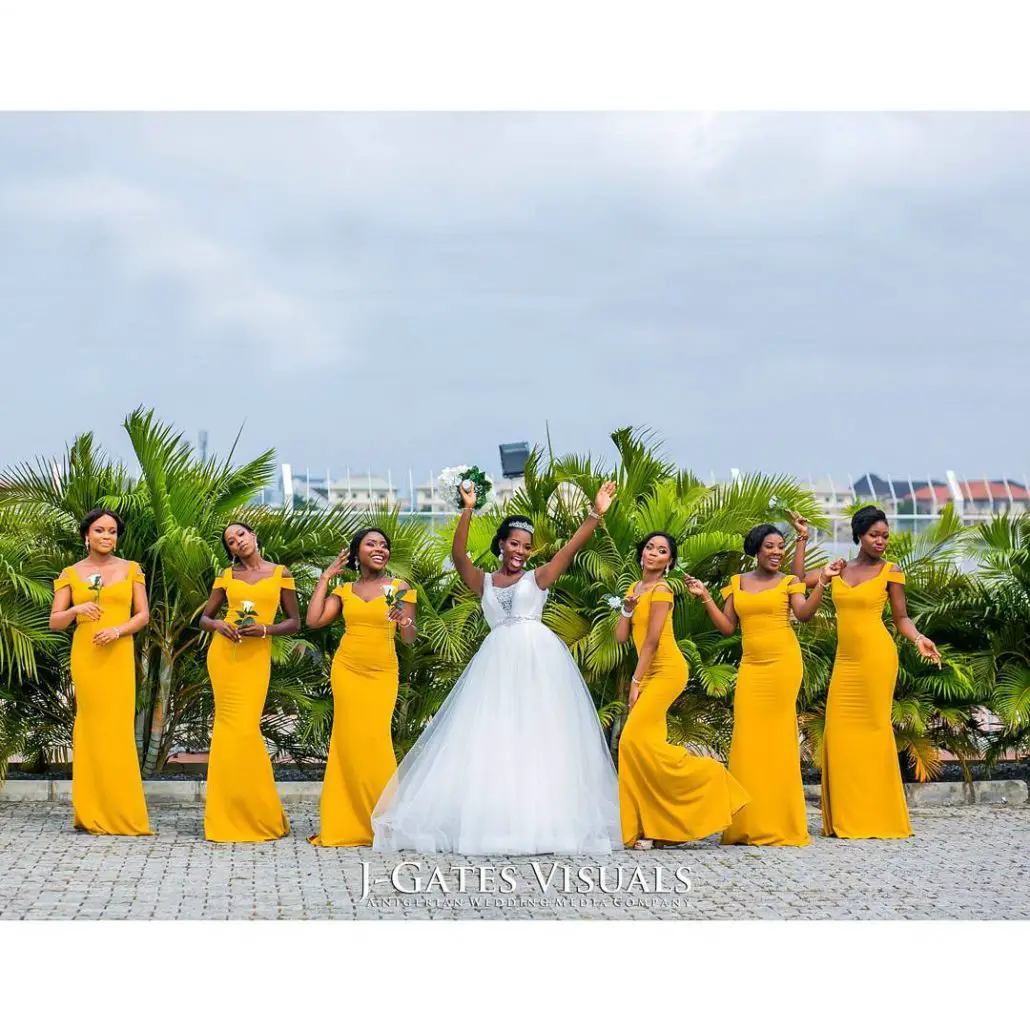 Delectable Bride And Bridesmaid Outfit 2016 amillionstyles @jgatesvisuals
