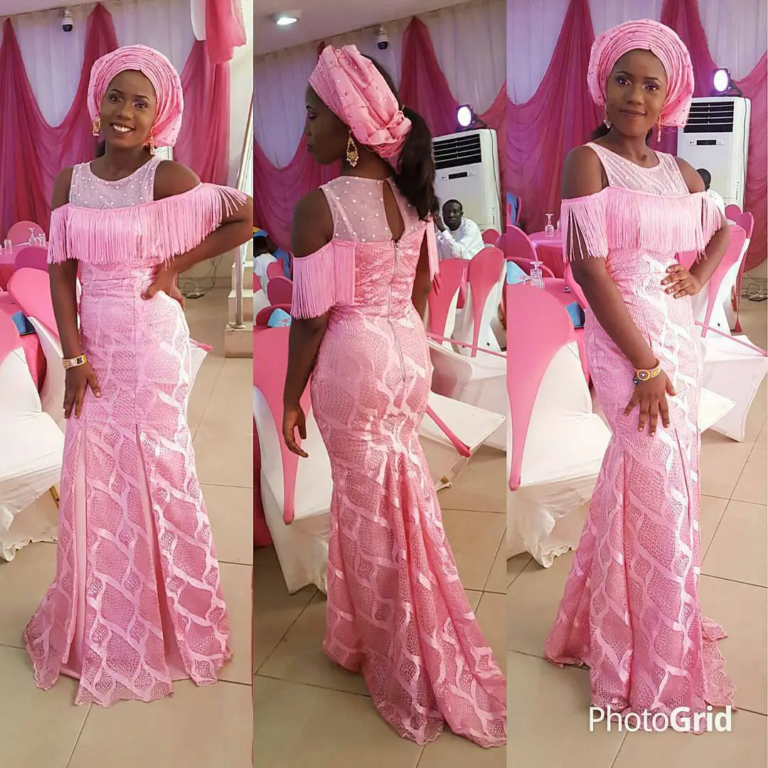 The Last Weekend Must Be Slayed In The Latest Aso Ebi Styles