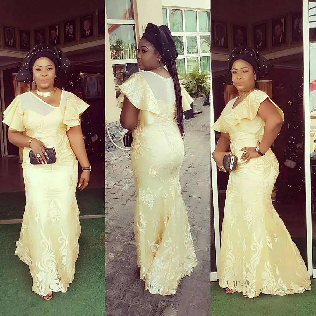 The Last Weekend Must Be Slayed In The Latest Aso Ebi Styles
