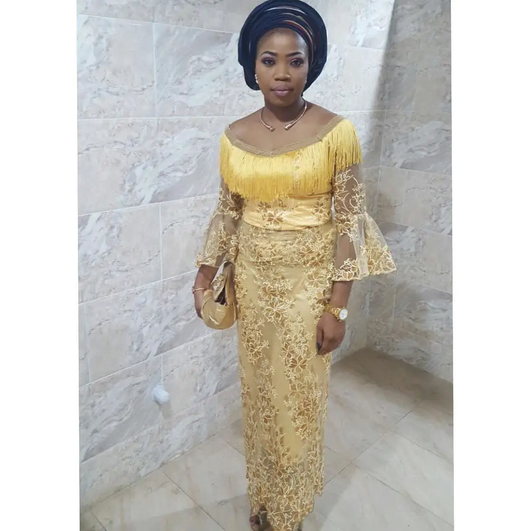 Check Out The MidWeek Sexy Aso Ebi Styles We Are Crushing On