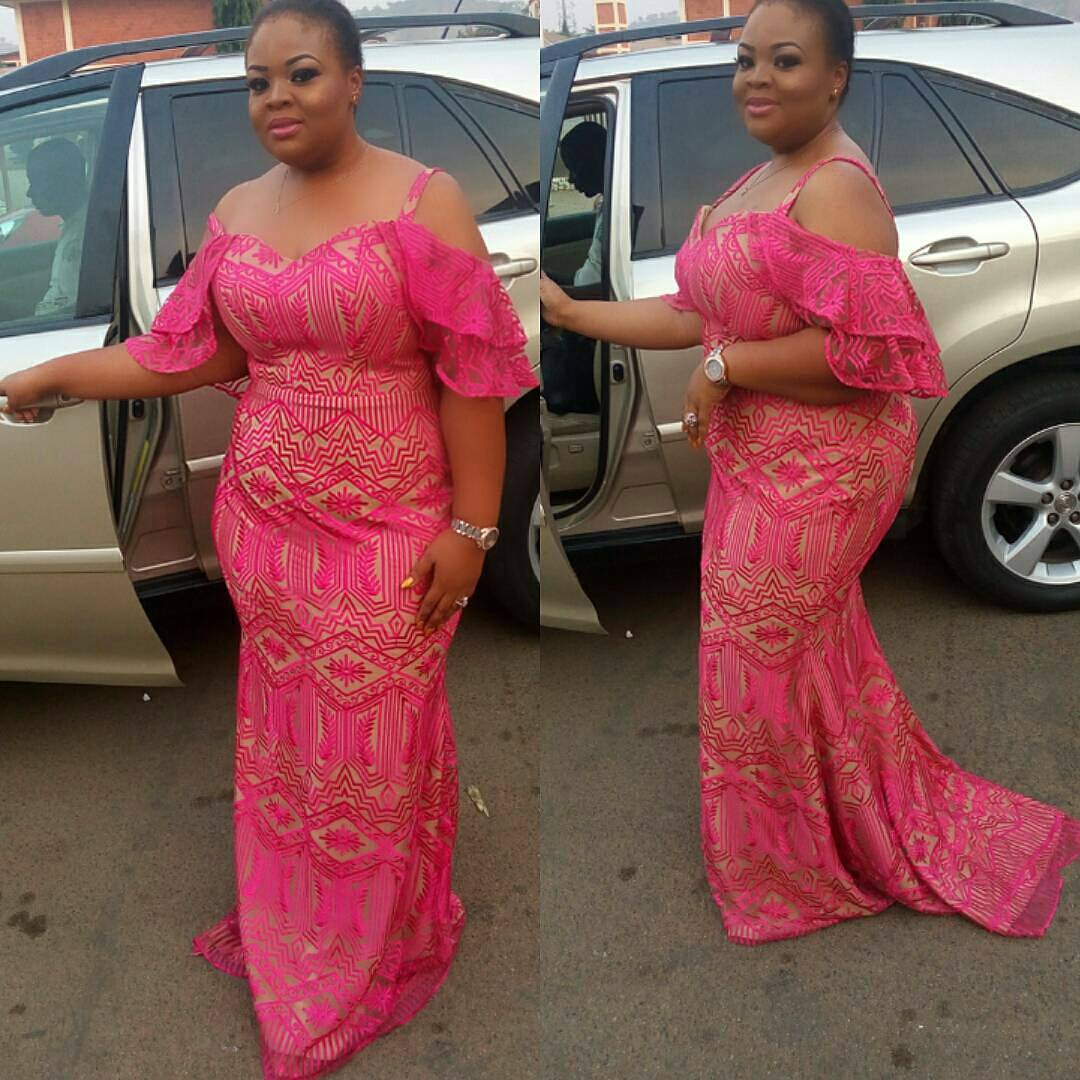 Check Out These Stunning Head Turning Plus Size Aso Ebi Styles