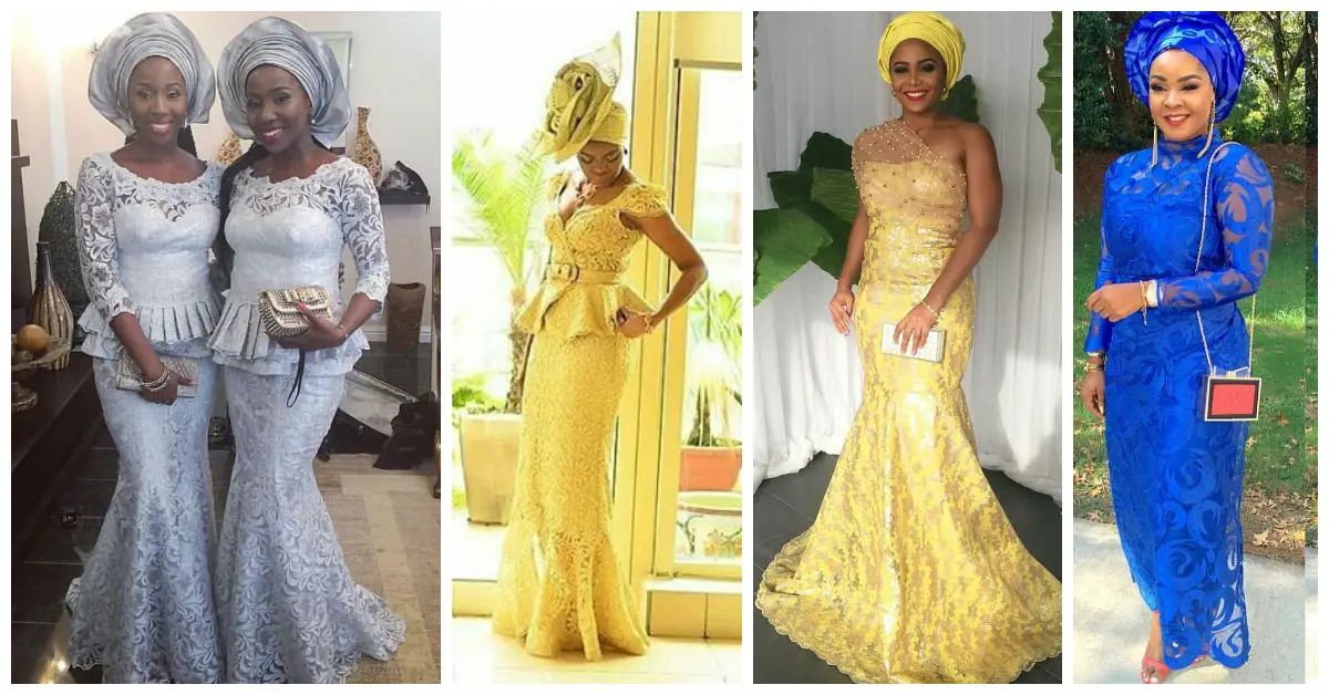 Beautiful Aso Ebi Lace Styles For the Win.