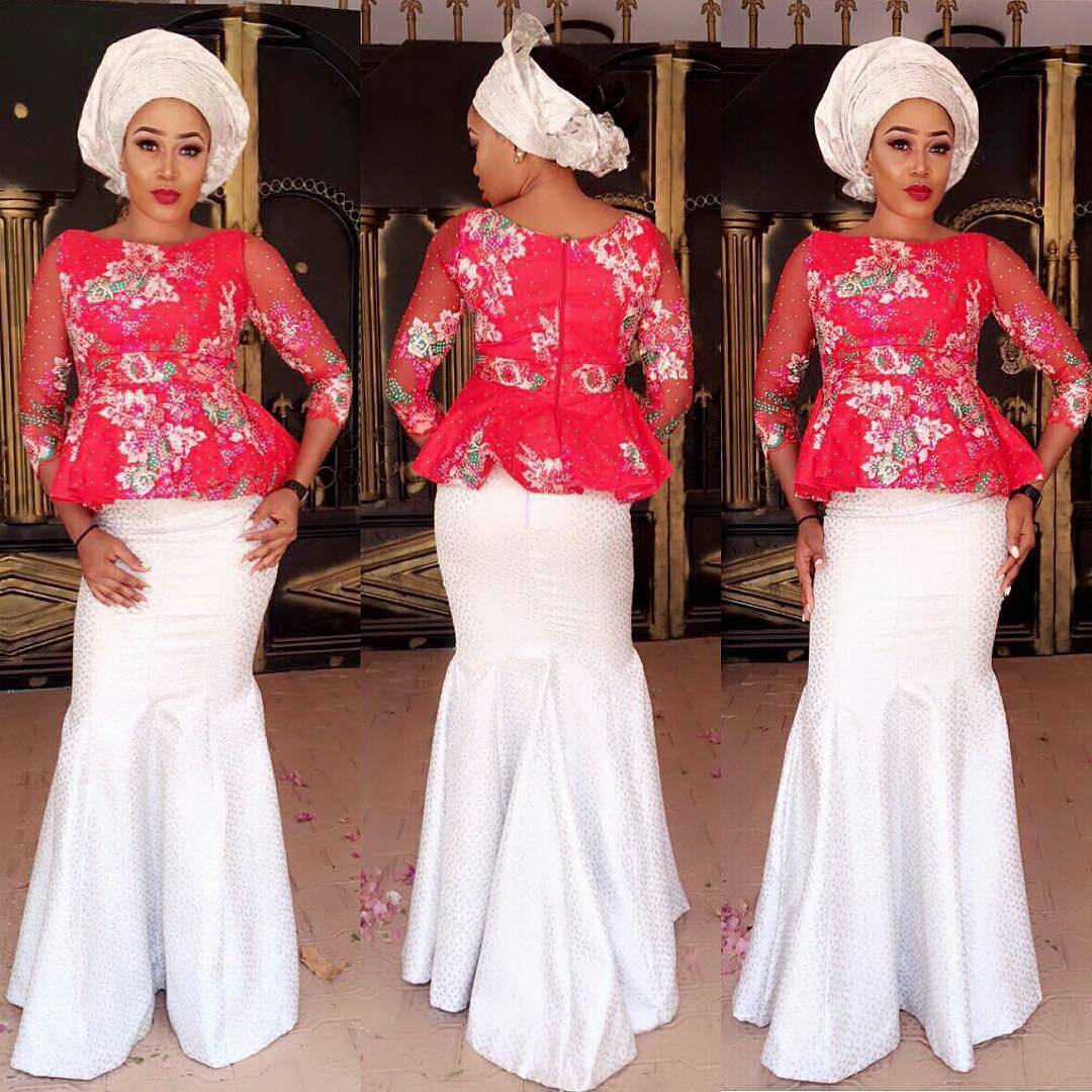 Certified Sexy Aso Ebi Styles From The Weekend.