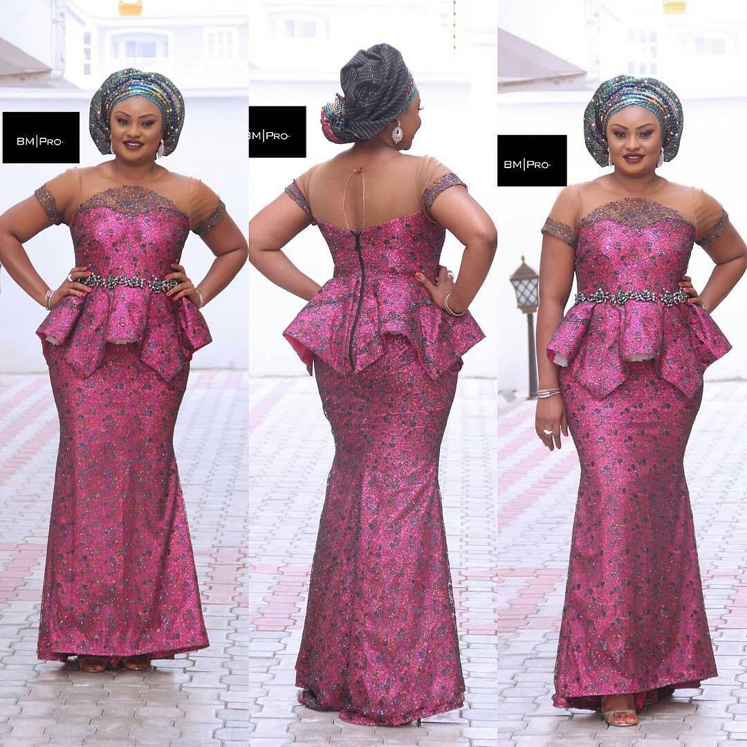 Certified Sexy Aso Ebi Styles From The Weekend.
