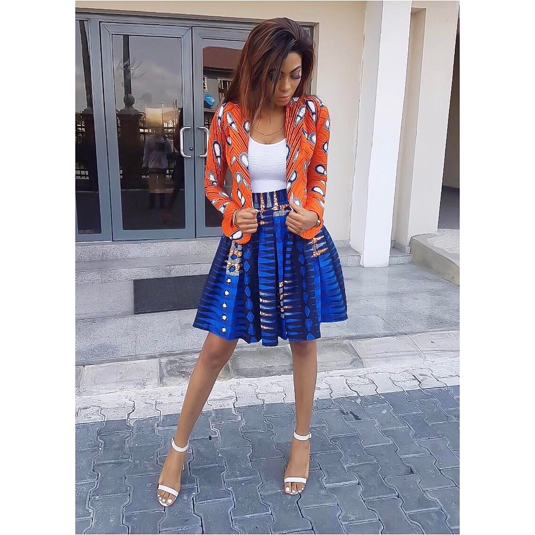 Stylish African Print Perfect For a Fashionable Weekend.