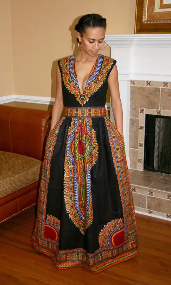 Stylish African Print Perfect For a Fashionable Weekend.