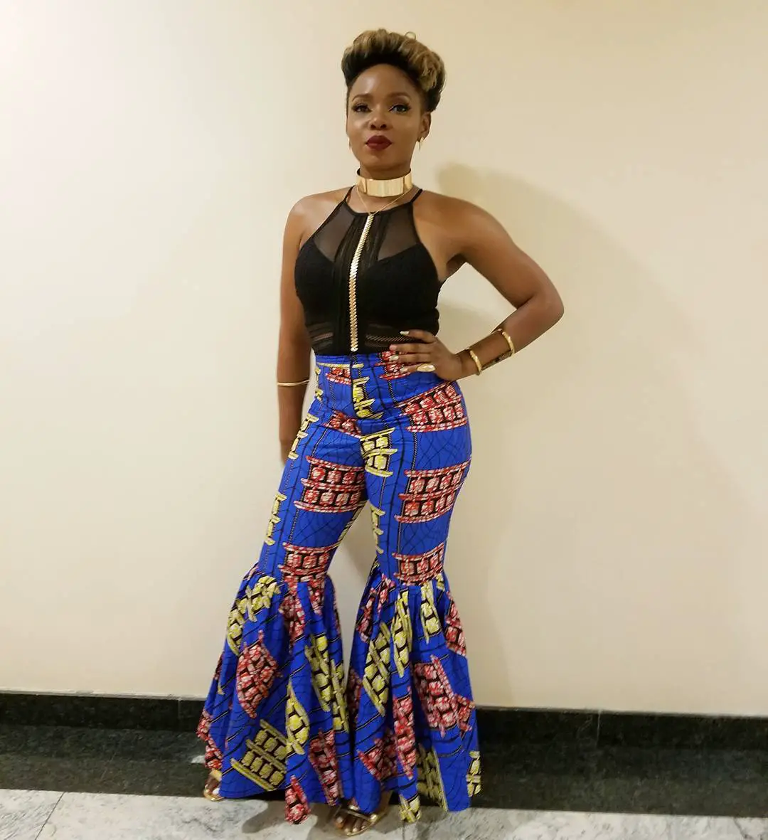 Beautiful Ankara Flare Pant Styles, Slayed For The weekend Outing