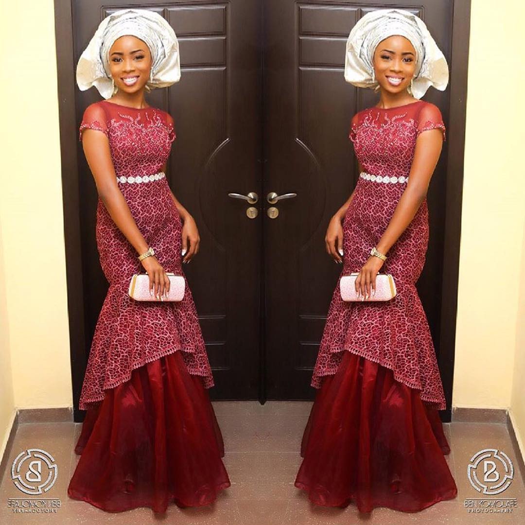 Check out these Latest Aso Ebi Styles Slayed Over The Weekend