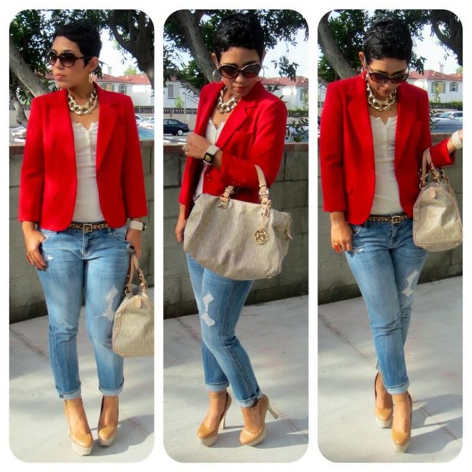 Denim and Blazers: The Casual and Simple Look Inspiration – A Million ...