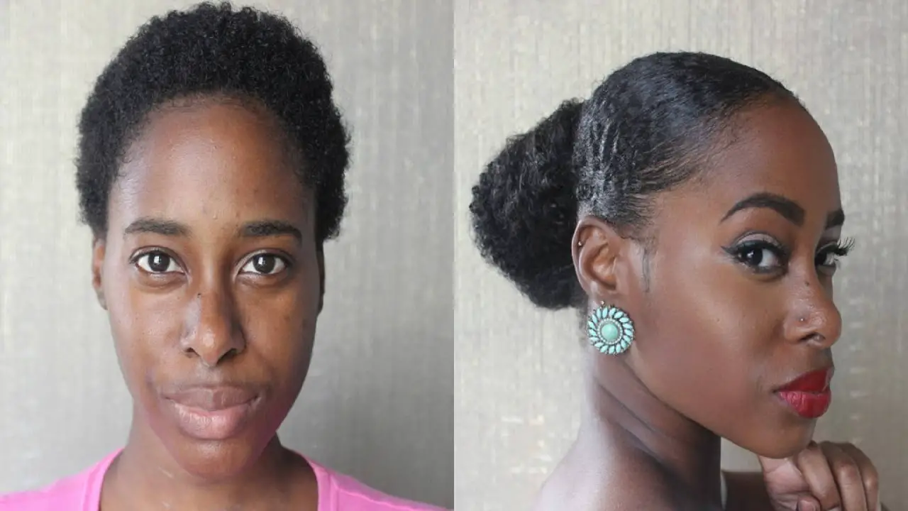 Got A Teenie Weenie 'Fro But You Want A Sleek Look? Try This Trick
