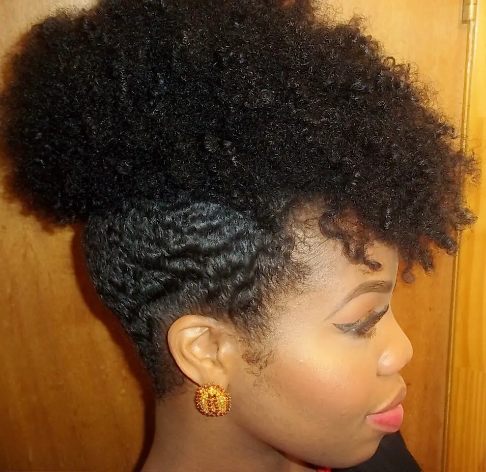 Got A Teenie Weenie 'Fro But You Want A Sleek Look? Try This Trick