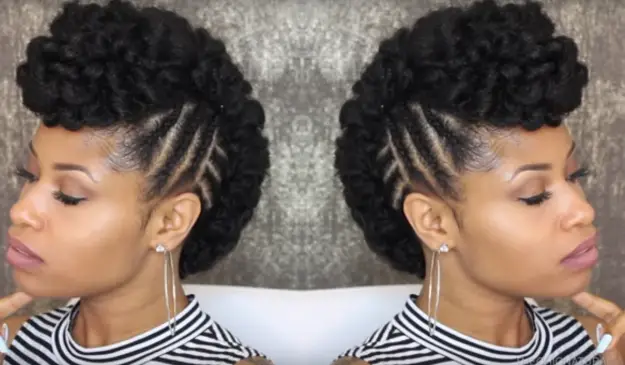 Hairstyle Video Tutorial: Side Braided Crotchet Updo