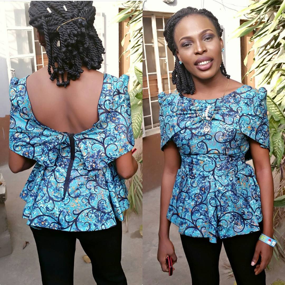 Chic Ankara Tops That Bedazzled Us
