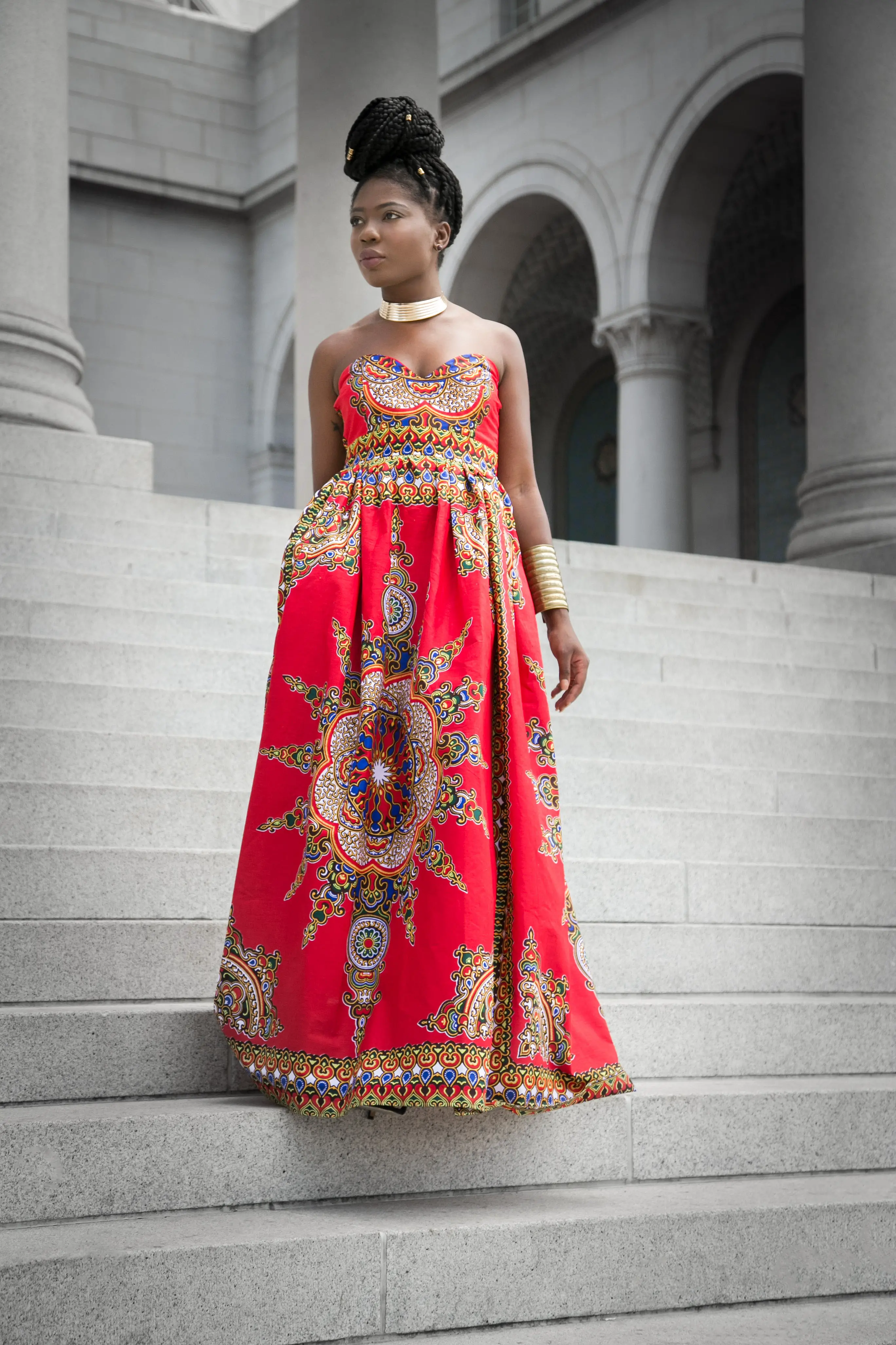 Contemporary Ankara Maxi Dresses The Fabulous Ladies Are Rocking These Days