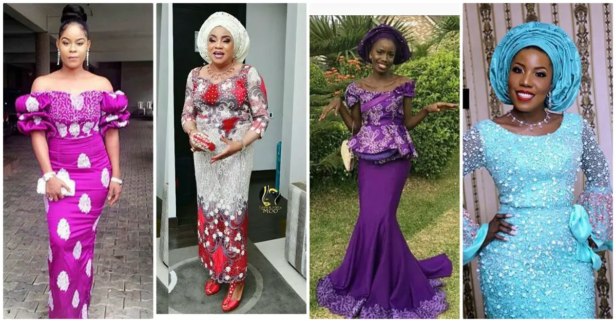 Stunning Is Best Used To Describe These Latest Aso Ebi Styles