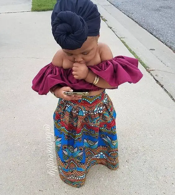 Check Out These Kids Ankara Styles - Adorable Aren't They?