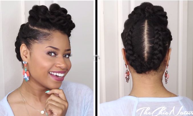 A Quick But Cute Twisted Updo In 10 Minutes